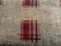 Preview: Jacquard mit eingewebtem Karo braun-bordeaux (991977)