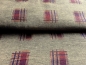 Preview: Jacquard mit eingewebtem Karo braun-bordeaux (991977)