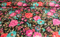 Preview: Baumwoll-Popeline Blumen pink (992111)