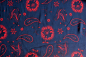 Preview: Blusenstoff Blumen und Paisley (992122)