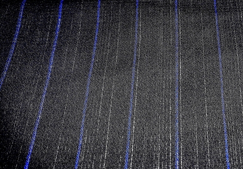 Preview: Nadelstreifen schwarz-royalblau (990502)