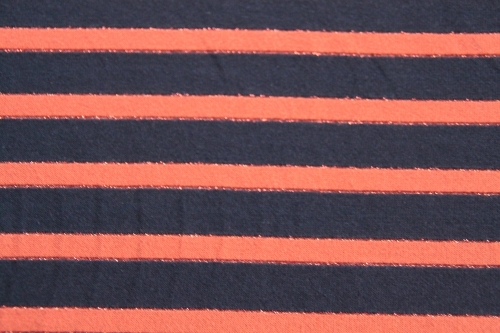 Baumwolljersey Streifen Lurex (992076)