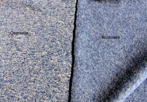 Preview: Strickfleece melange (992148)