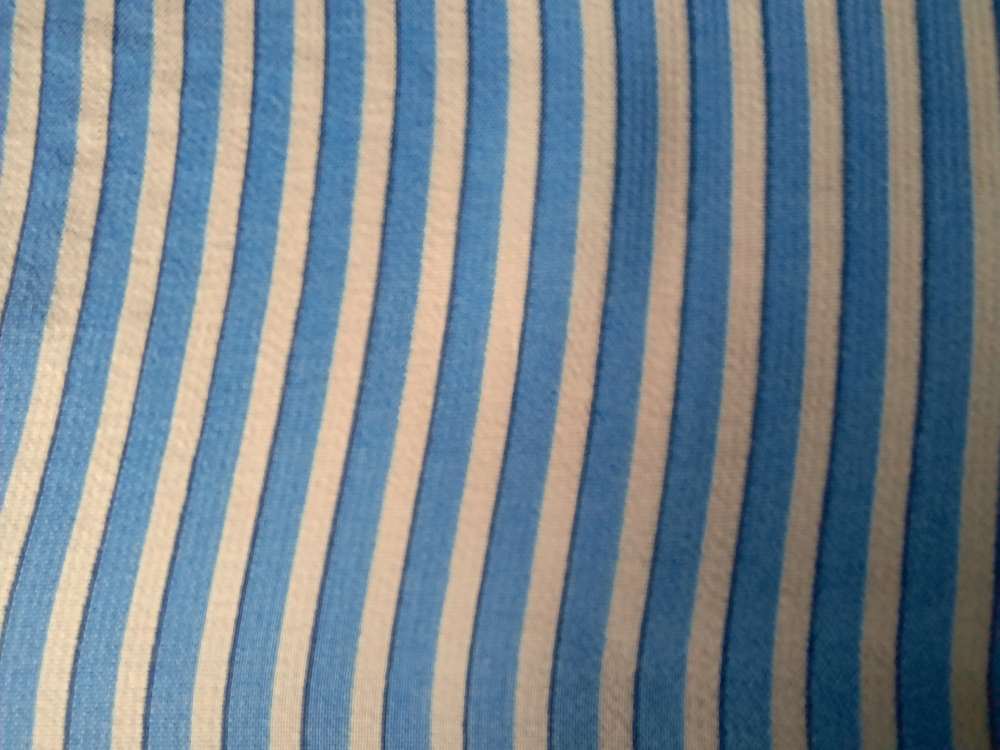 Viskose Streifen bleu-beige (990918)