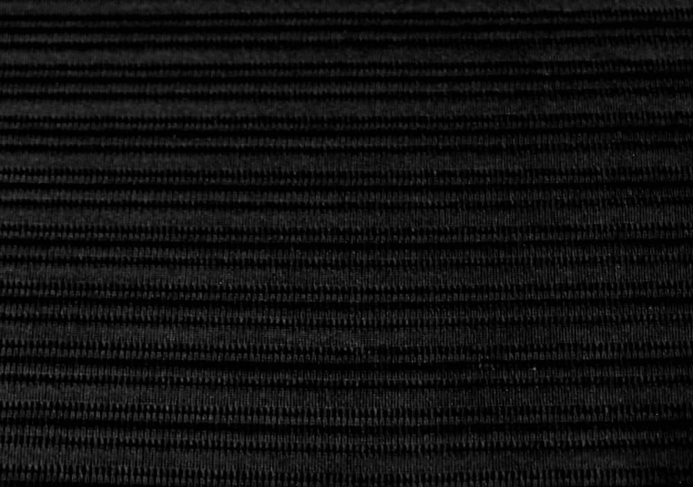 Hochelastischer Rippenjersey schwarz (992093)