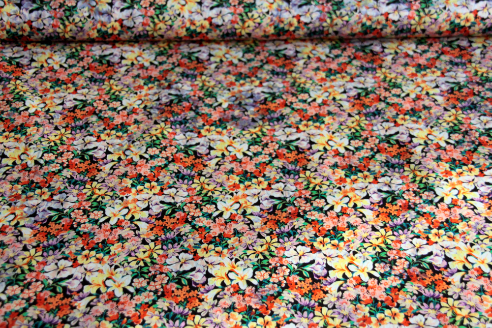 Baumwollstretch Streublümchen (992136)