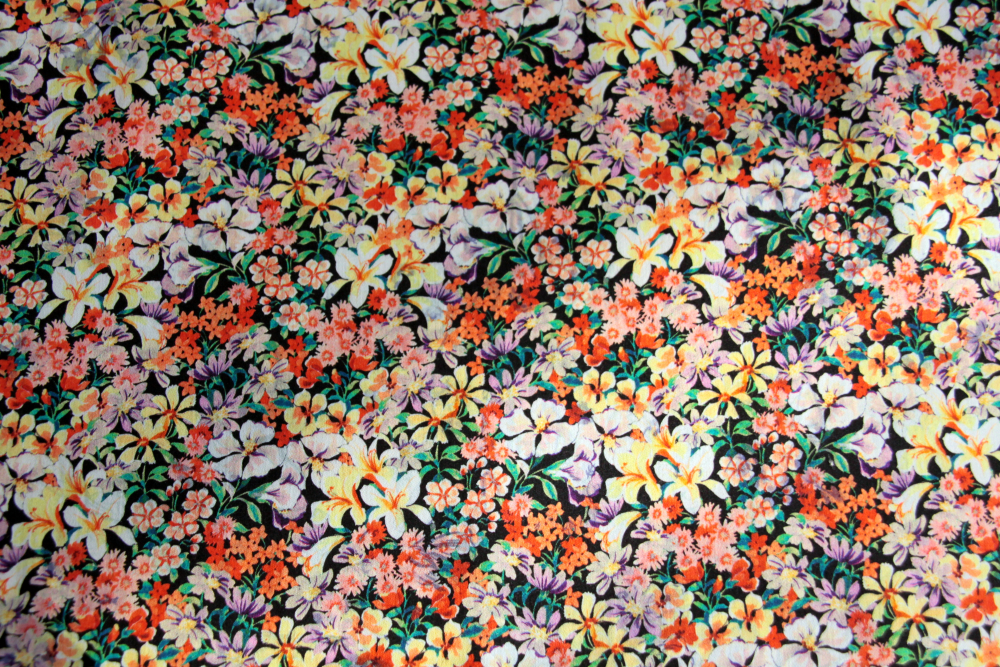 Baumwollstretch Streublümchen (992136)