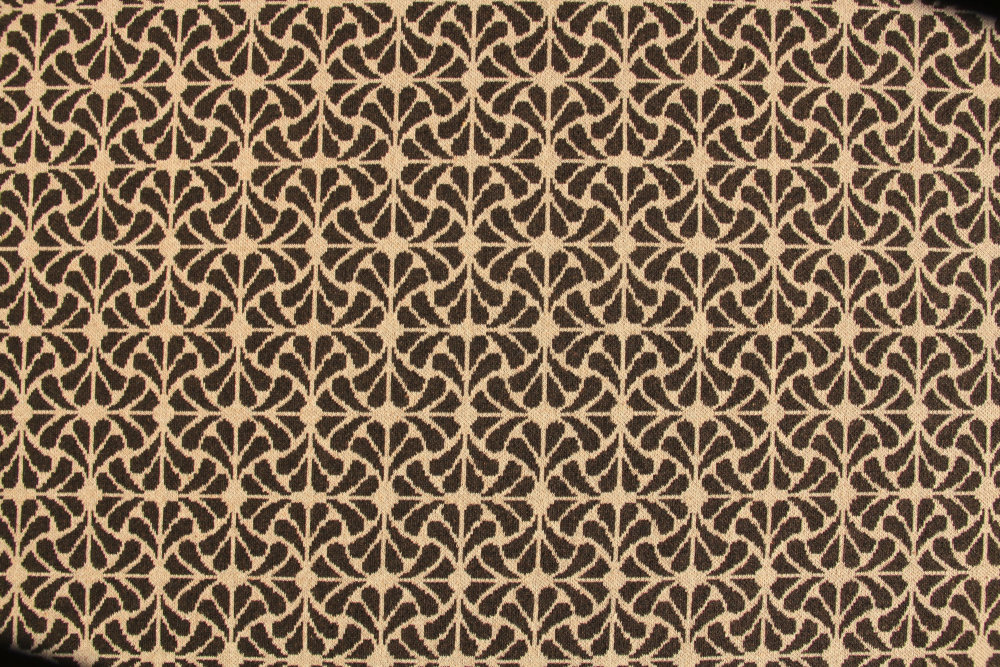 Jacquard-Jersey braun-beige (992150)