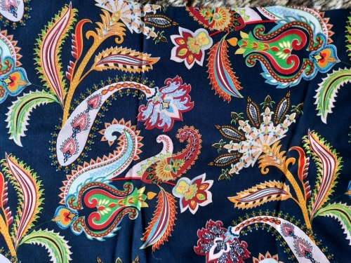 Viskose-Druck Paisley (992058)
